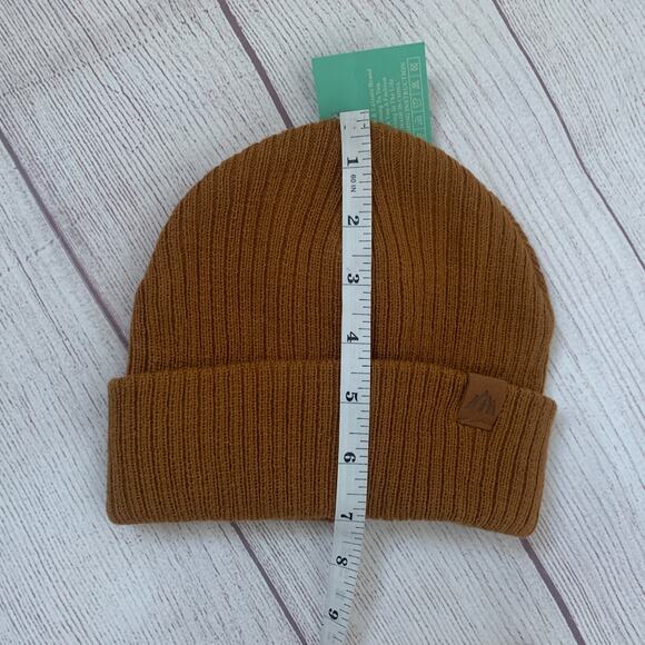 LMLALML Boys Brown Beanie Hat Ribbed Winter Stocking Hat Size Small - Picture 8 of 8